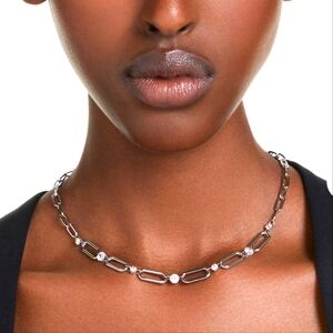 GORGEOUS SILVER SWAROVSKI CONSTELLA NECKLACE